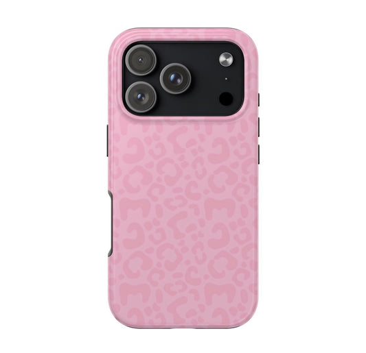 Baby Pink Cheetah Case